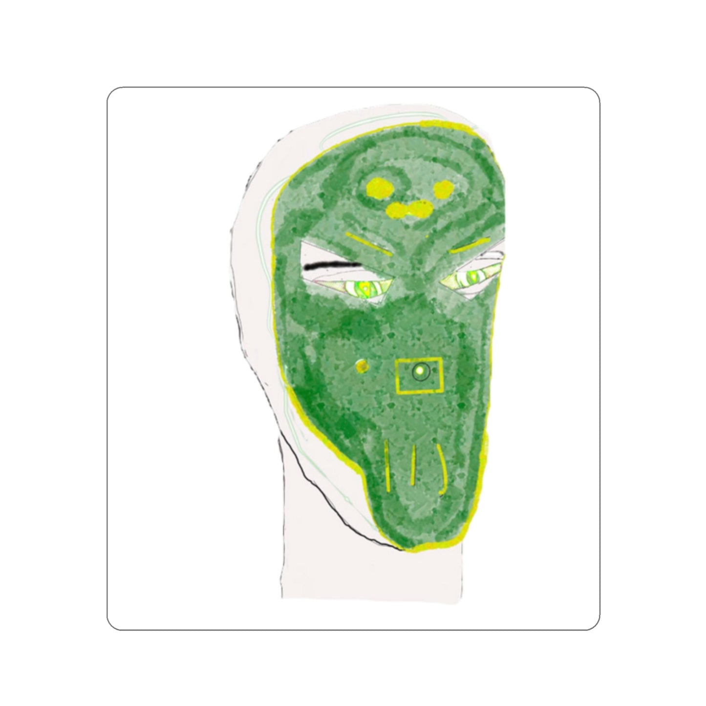 “BlackEarth” - K.O.R.L. Collection Kiss-Cut Stickers