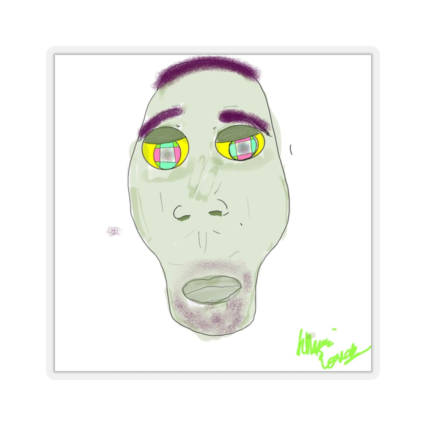 K.O.R.L. Collection "Glutton" Kiss-Cut Stickers