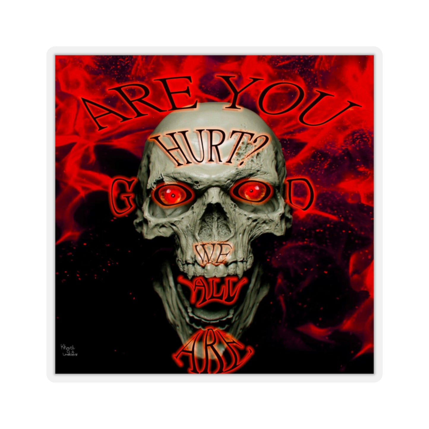 Love hurts - K.O.R.L. Collection Kiss-Cut Stickers